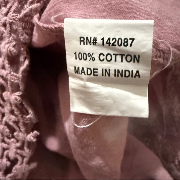 Noelle Boho Mauve Crochet Top. Lg/XL (12-14) - Picture 8 of 9